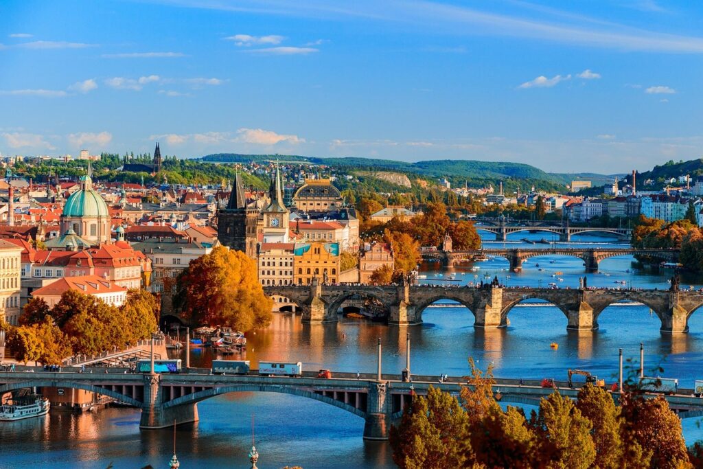 bridges, prague, czechia
